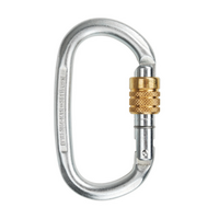 Edelrid Steel Oval Schraub Screw gate. (30 15 10 kN) 