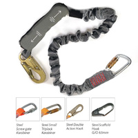 Ferno Single Elasticised Absorber Lanyard 2m